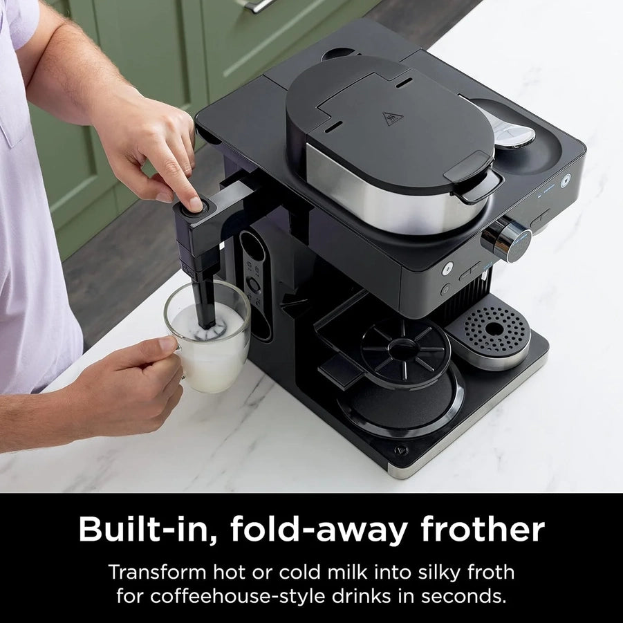 Ninja Espresso And Coffee Maker And Barista System, 3 Espresso Brew Styles