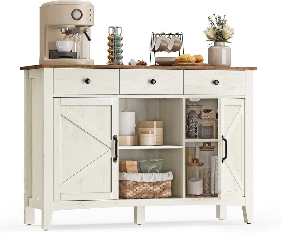 Vasagle Liry Collection- Storage Cabinet, Buffet Cabinet, Sideboard, Credenza