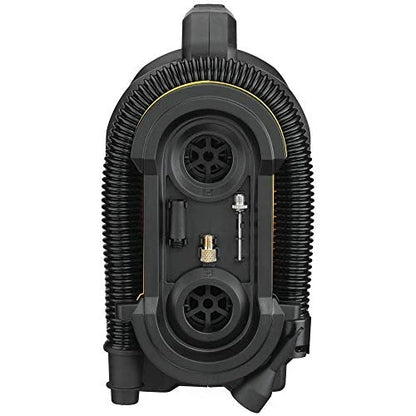 DEWALT 20V MAX tire inflator, compact and portable, automatic shut-off, LED light