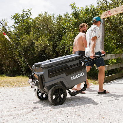 70Qt Wheeled Cooler Insulated Hard Shell Ice Chest