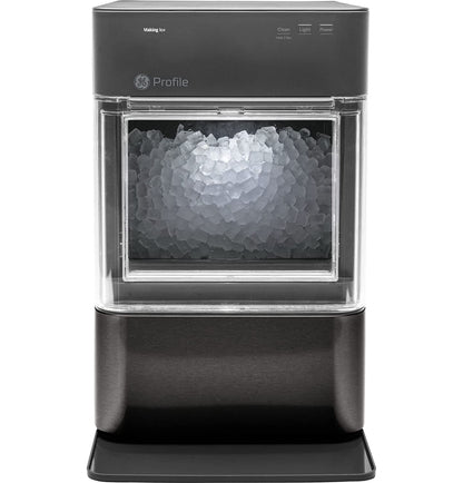 GE Profile Opal 2.0, Countertop Nugget Ice Maker, Ice Machine With WiFi Connectivity, Smart Home Kitchen Essentials, Black Stainless