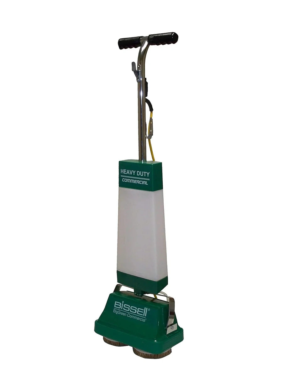 BGFS5000 Portable Floor Scrubber And Polisher, 12 In. Cleaning Path, 4.2 Amp Motor, White/Green