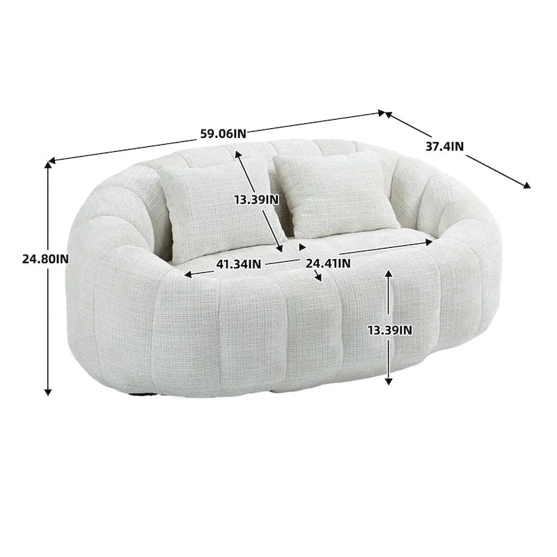 Adult Bean Bag Chair - Multi-Color Lazy Sofa