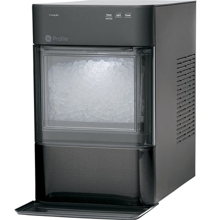 GE Profile Opal 2.0, Countertop Nugget Ice Maker, Ice Machine With WiFi Connectivity, Smart Home Kitchen Essentials, Black Stainless