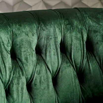 Milani Velvet Tufted Scroll Arm Loveseat by Christopher Knight Home