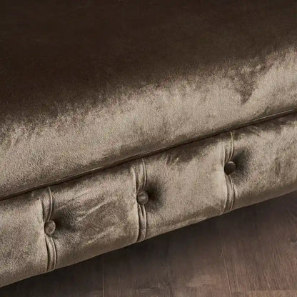 Milani Velvet Tufted Scroll Arm Loveseat by Christopher Knight Home