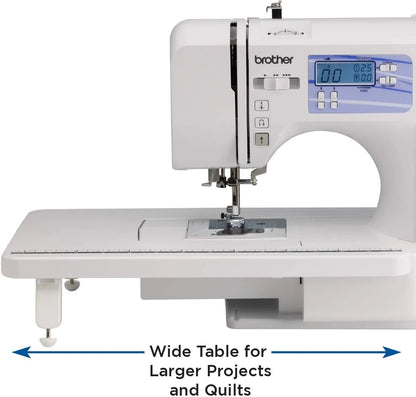 Brother HC1850 Sewing And Quilting Machine, 185 Built-In Stitches, LCD Display