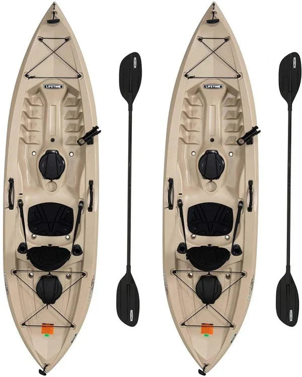 Lifetime 90806 Tamarack Angler 100 Fishing Kayak C 2 Pack (Paddles Included)