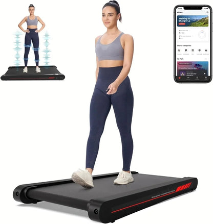 Walking Vibration Pad With App, 3-in-1 Under Desk Treadmill, 2.5HP Low Noise Walking Treadmill Pad With Remote Control