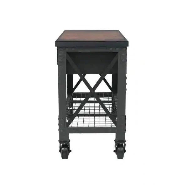Building Products 72 In. 3-Drawers Rolling Industrial Workbench And Wood Top