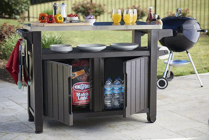 Keter Unity XL Portable Outdoor Table And Storage
