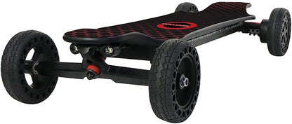 Electric Skateboard 4000 Watts, 12S3P, 35 Mph, 22 Mile Range, 6 In. Wheels, Cool Lights