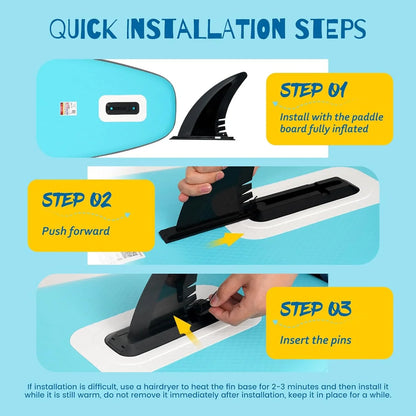 FunWater Inflatable Stand Up Paddle Board with Premium SUP Paddle Accessories, Non-Slip EVA Deck, 11'/10'6' Paddle