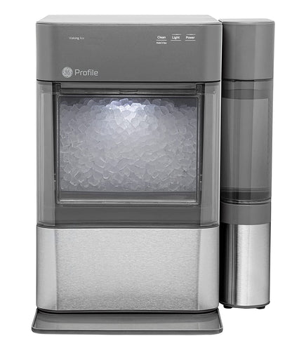 GE Profile Opal 2.0, Countertop Nugget Ice Maker, Ice Machine With WiFi Connectivity, Smart Home Kitchen Essentials, Black Stainless