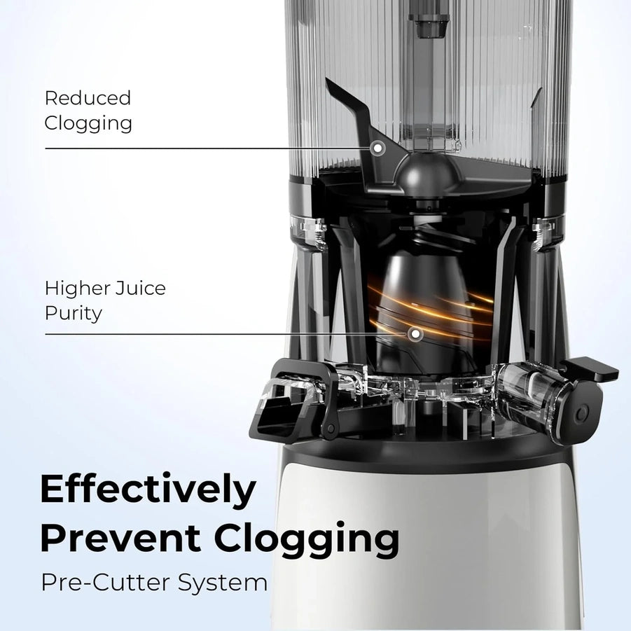 EanOruus Juicer Machines, 3-in-1 Cold Press Juicer With Extra Large Chute 100 Oz Large Capacity