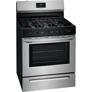 Frigidaire 30 inch (76 cm) wide freestanding 5-burner stainless steel gas hob FCRG3052AS