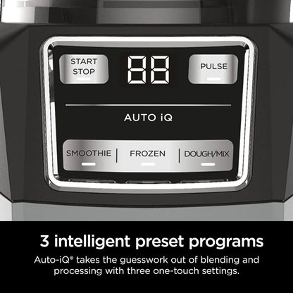Ninja Blender Compact Kitchen System For Smoothies, Doughs, And Frozen Drinks With Auto-IQ, 72 Oz Blender Jar
