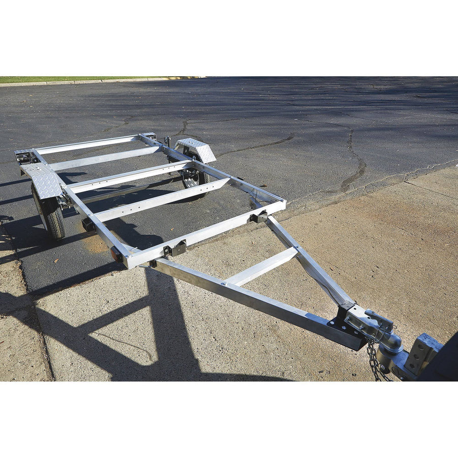 Ultra-Tow 4 Ft. x 8 Ft. Folding Aluminum Utility Trailer Kit-1170Lb. Load Capacity 3806S109