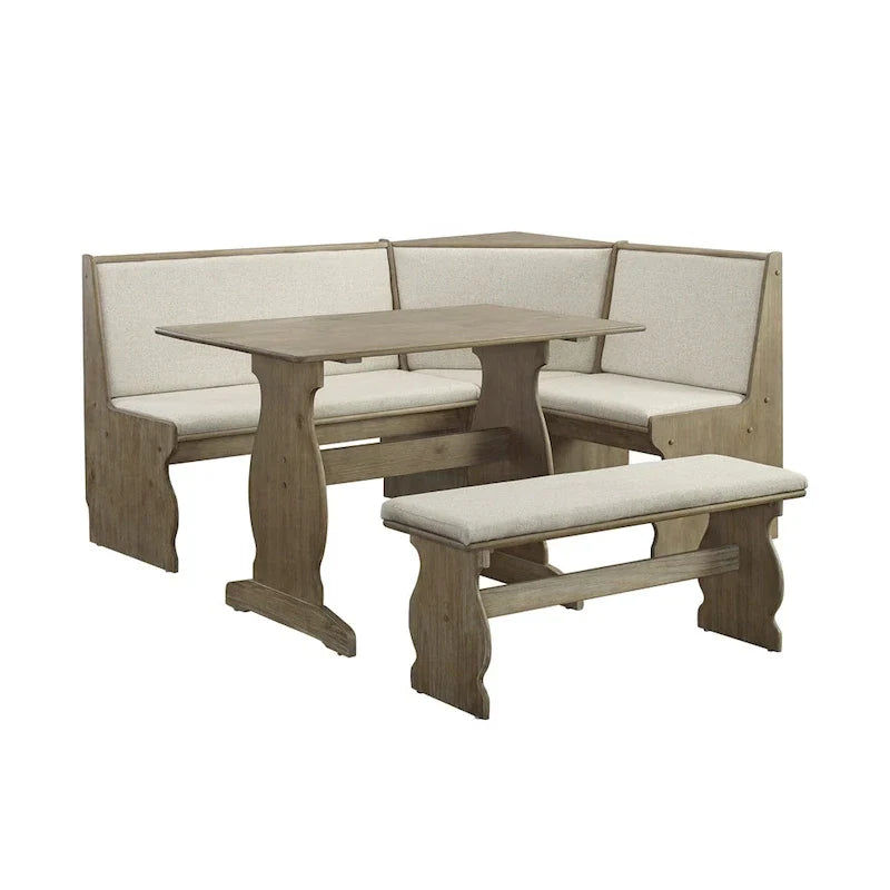Hannah Breakfast Nook 3-piece Dining Set