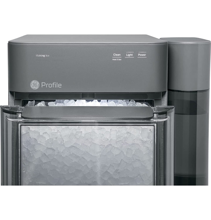 GE Profile Opal 2.0, Countertop Nugget Ice Maker, Ice Machine With WiFi Connectivity, Smart Home Kitchen Essentials, Black Stainless