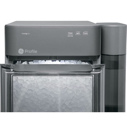 GE Profile Opal 2.0, Countertop Nugget Ice Maker, Ice Machine With WiFi Connectivity, Smart Home Kitchen Essentials, Black Stainless