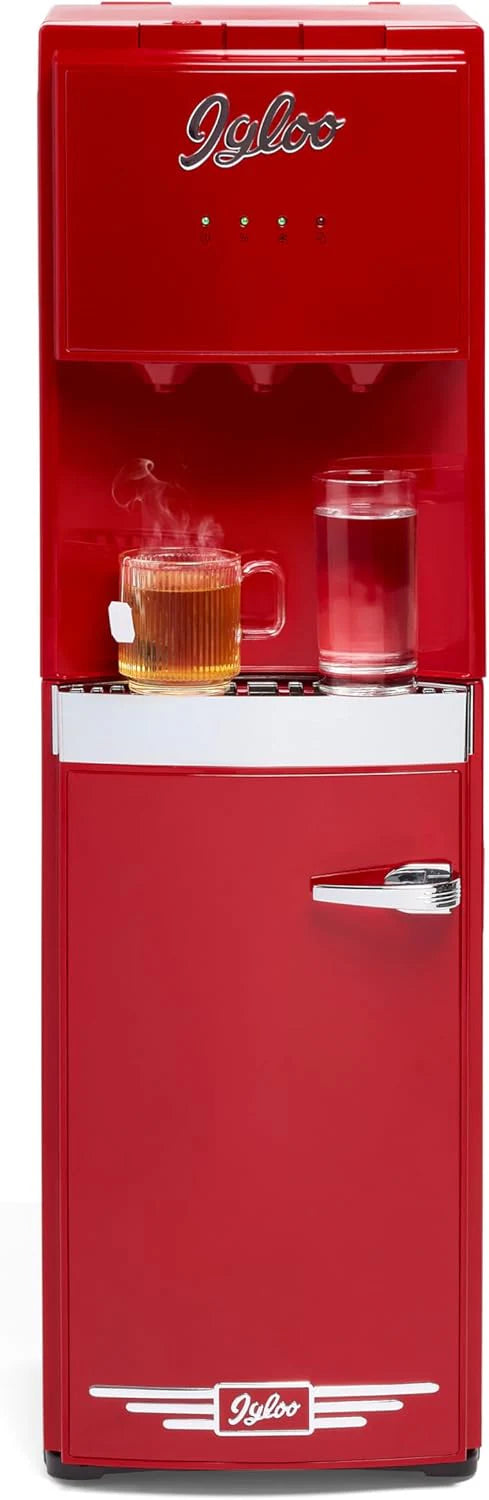 Igloo Bottom Loading Water Cooler Hot Cold Room Temperature Dispenser Stainless Steel