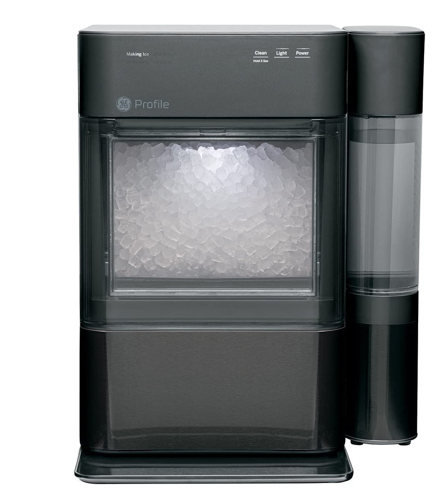 GE Profile Opal 2.0, Countertop Nugget Ice Maker, Ice Machine With WiFi Connectivity, Smart Home Kitchen Essentials, Black Stainless