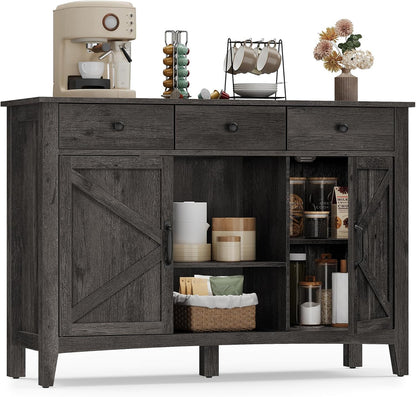 Vasagle Liry Collection- Storage Cabinet, Buffet Cabinet, Sideboard, Credenza