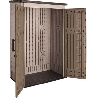 Rubbermaid garden shed, model 2025, 52 cubic feet (approx. 1.47 m3), weatherproof, lockable doors
