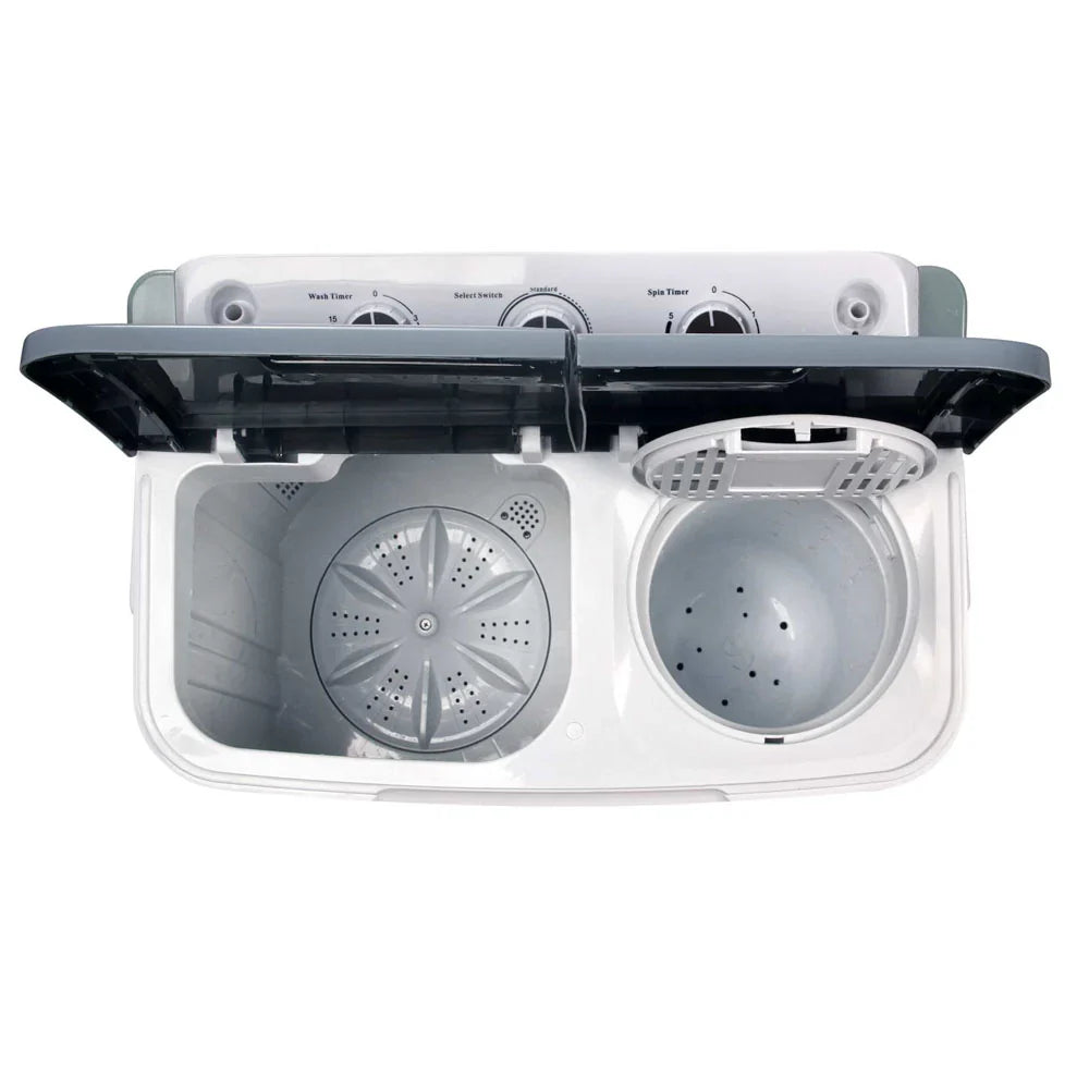 Devanti 5KG Twin Tub Portable Washing Machine White