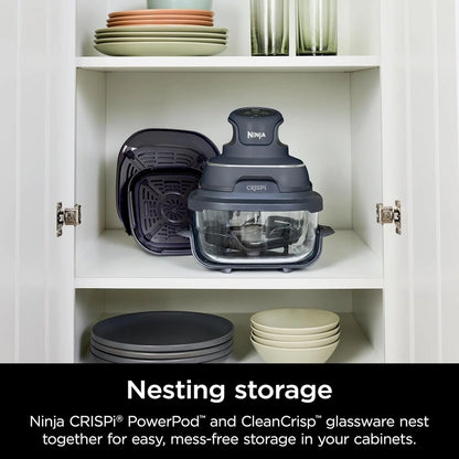 Ninja Crispi 4-in-1 Portable Glass Air Fryer Cooking System